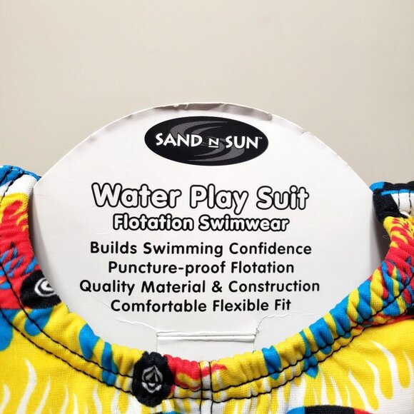 Sand n Sun Boys Water Play Suit Floatation Swimwear Swim Suit Size Small 4-6 - Picture 6 of 8